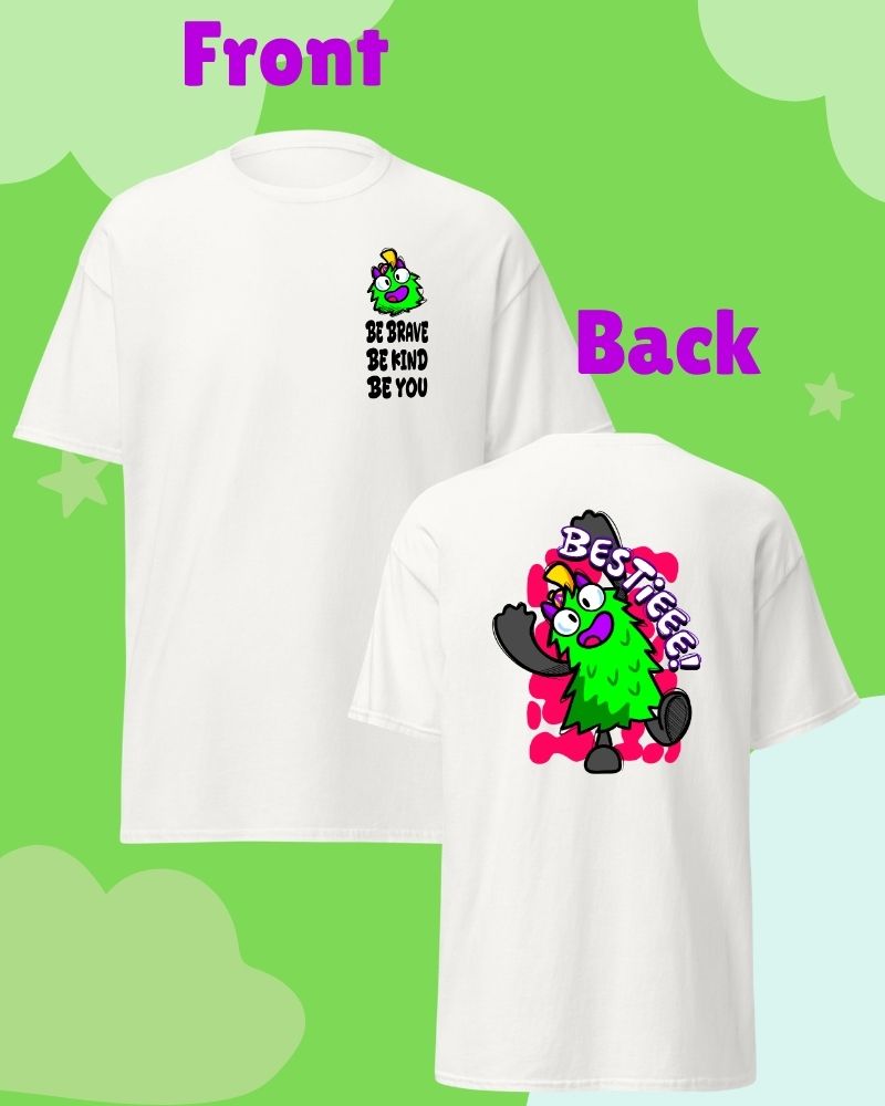 Bestie T-Shirt | Cute Positive Graphic Tee | Kindness Shirt | Capy Adventures™