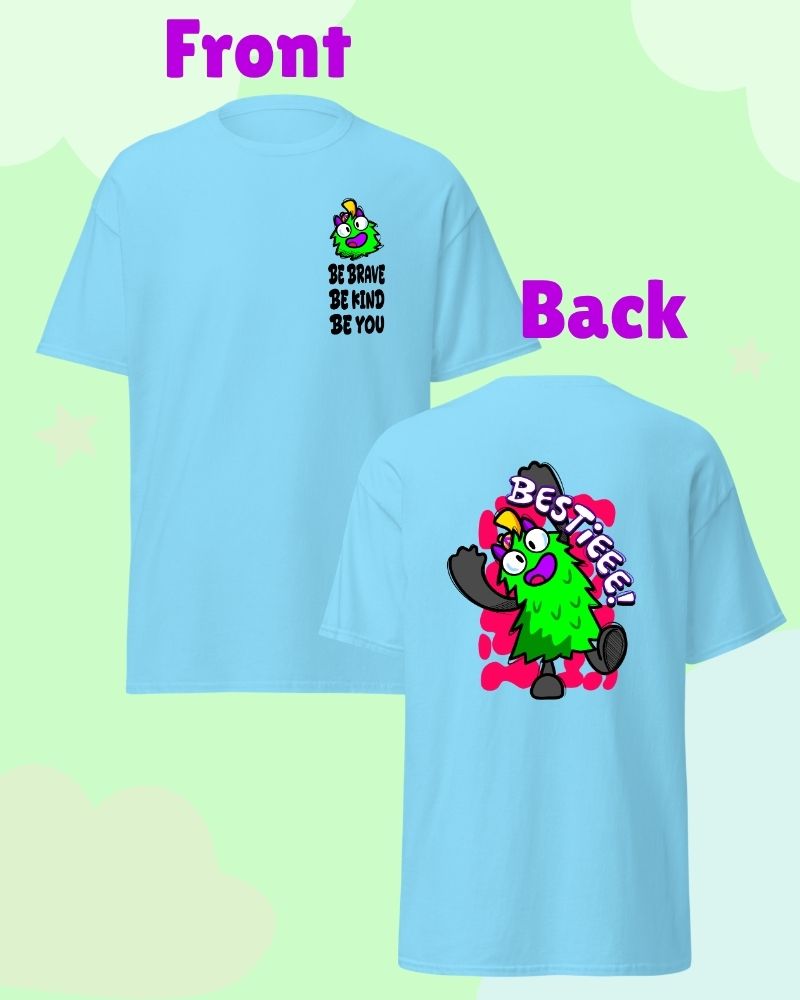 Bestie T-Shirt | Cute Positive Graphic Tee | Kindness Shirt | Capy Adventures™
