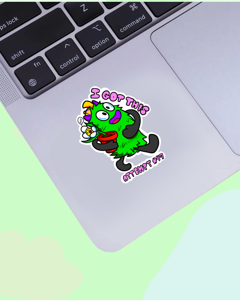 I Got This Sticker | Waterproof Motivational Vinyl Sticker | Laptop, iPad & Water Bottle Decal