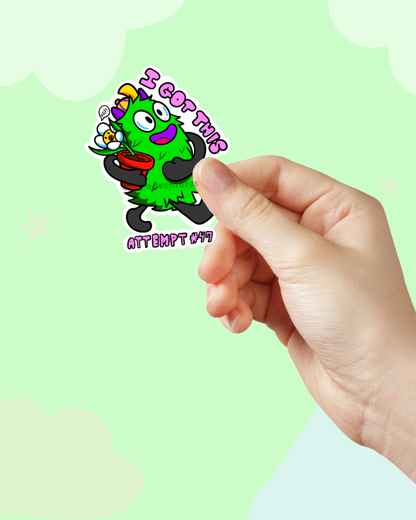 I Got This Sticker | Waterproof Motivational Vinyl Sticker | Laptop, iPad & Water Bottle Decal