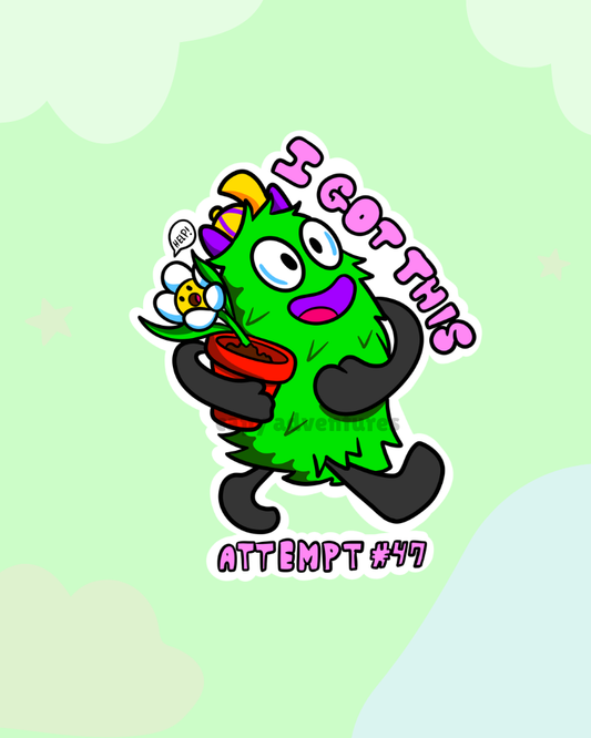 I Got This Sticker | Waterproof Motivational Vinyl Sticker | Laptop, iPad & Water Bottle Decal