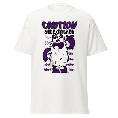 Caution: Self Talker T-Shirt | Funny Overthinker Tee | Introvert Humor Shirt | Capy Adventures™