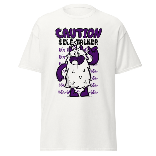 Caution: Self Talker T-Shirt | Funny Overthinker Tee | Introvert Humor Shirt | Capy Adventures™