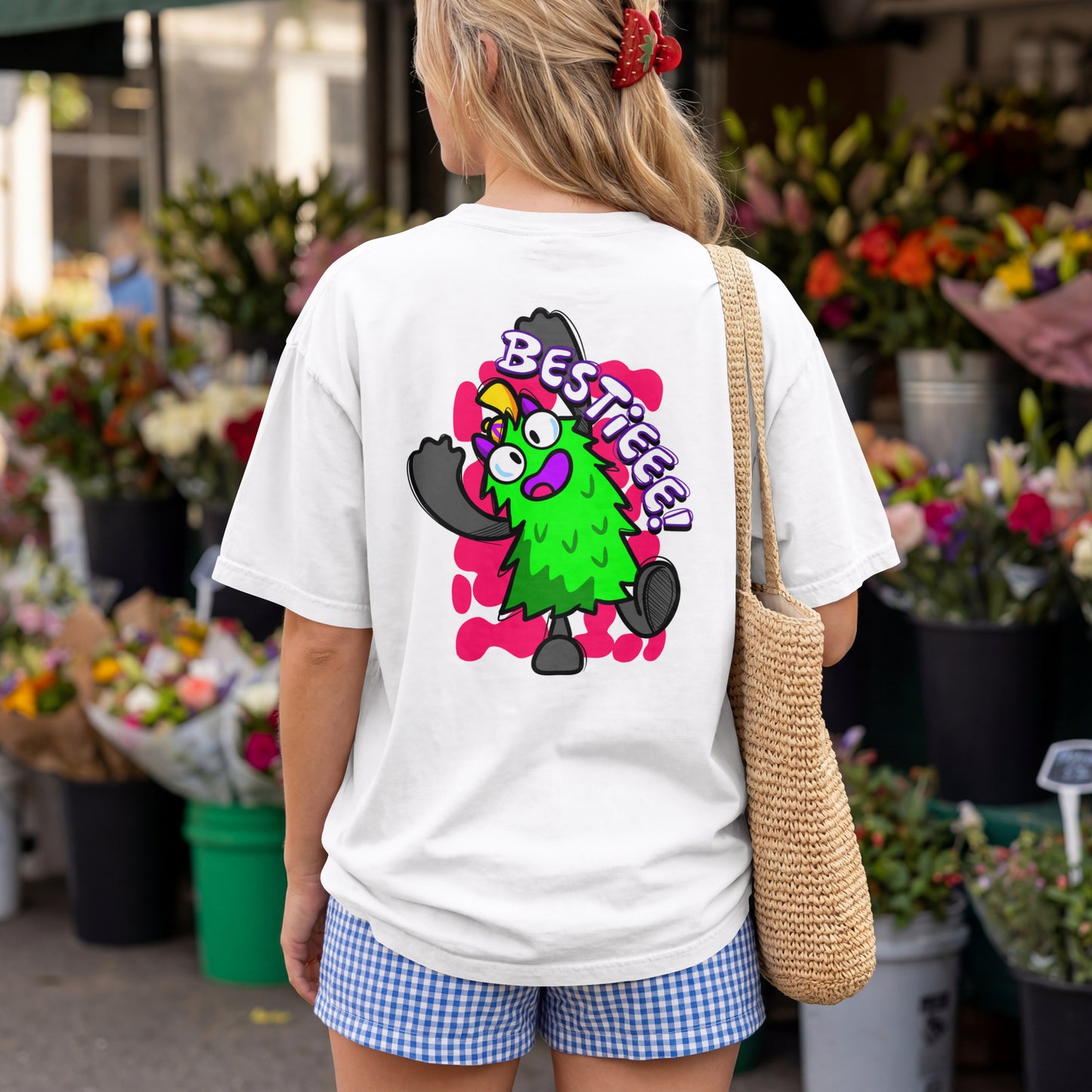 Bestie T-Shirt | Cute Positive Graphic Tee | Kindness Shirt | Capy Adventures™